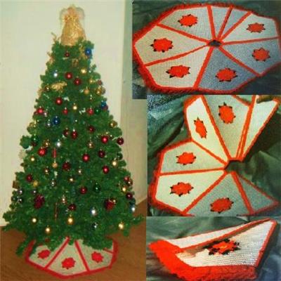 plastic christmas tree skirt