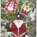 Pattern Leaflet, Santa & Friends Ornaments by DRG