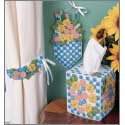 Pattern Leaflet, Spring Flowers Home Decor by DRG