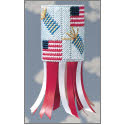 Pattern Leaflet, Fourth of July Wind Sock by DRG