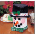 Pattern Leaflet, Snowman Cookie Jar by DRG