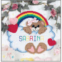 Pattern Leaflet, Rainbow Love Bear by DRG