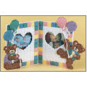 Pattern Leaflet, Teddy Double Photo Frame by DRG