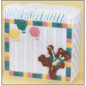 Teddy Diaper Stacker & Wipes Cover