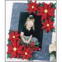 Pattern Leaflet, Poinsettia Frame by DRG