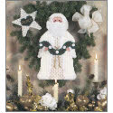 Pattern Leaflet, “Peace” Santa Wreath by DRG