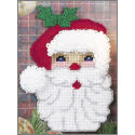 Pattern Leaflet, Santa Wall Hanging by DRG