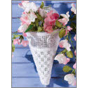 Pattern Leaflet, Elegant Wall Pocket by DRG