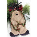 Pattern Leaflet, Reindeer Stocking by DRG