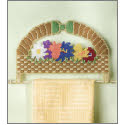Pattern Leaflet, Flower Basket Towel Holder by DRG
