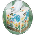 Springtime Tissue Boxes Flower Garden