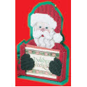 Pattern Leaflet, Here Comes Santa! Card Holder by DRG