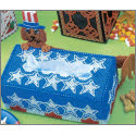 Pattern Leaflet, Holiday Hounds Tissue Boxes –4th of July Dachshund by DRG