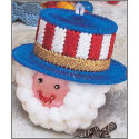 Pattern Leaflet, Year Round Ornaments – Uncle Sam by DRG