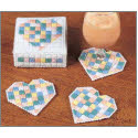 Pattern Leaflet, Quilt Block Coasters by DRG