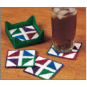 Pattern Leaflet, Quilt Block Coasters 2 by DRG
