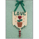 Pattern Leaflet, Love Grows Here by DRG
