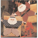 Pattern Leaflet, Star Santas by DRG