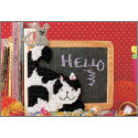 Pattern Leaflet, Furry Friends Chalkboard by DRG