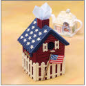Pattern Leaflet, July 4th Birdhouse by DRG