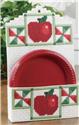 Pattern Leaflet, Apple Plate & Towel Holders by DRG