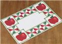 Apple Placemat,Trivet, & Napkin Holder