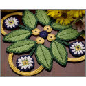 Pattern Leaflet, Summer Floral Doily by DRG