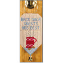 Pattern Leaflet, “Back Door Guest” Door Hanger by DRG
