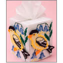 Pattern Leaflet, Bird Tissue Box Cover by DRG