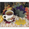Pattern Leaflet, Maple Leaf Coasters by DRG