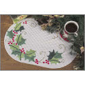 Pattern Leaflet, Boughs of Holly Place Mat by DRG