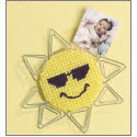 Pattern Leaflet, Summer Sun Photo Holder by DRG