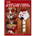 Candy Cane Santas in Plastic Canvas