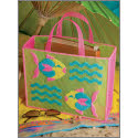 Pattern Leaflet, Tropical Fish Tote by DRG