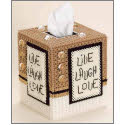 Pattern Leaflet, Live, Laugh, Love by DRG