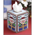 Pattern Leaflet, Santa Tissue Cover by DRG
