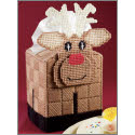 Pattern Leaflet, Rudolph Tissue Topper by DRG
