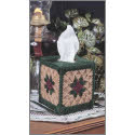 Pattern Leaflet, Granny Squares Tissue Topper by DRG