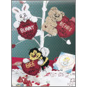 Pattern Leaflet, Little Creatures Valentines by DRG