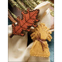 Pattern Leaflet, Autumn Napkin Rings by DRG