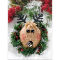 Pattern Leaflet, Rudy Reindeer Ornament by DRG