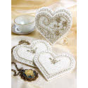 Pattern Leaflet, Tin Hearts Coaster Set by DRG