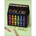 Pattern Leaflet, Crayon Box by DRG