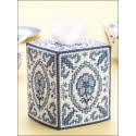 Blue Willow Tissue Box