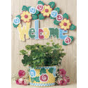 Pattern Leaflet, Floral Sign and Basket by DRG