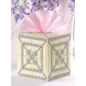 Pattern Leaflet, Smyrna Cross Stitch Tissue Cover by DRG