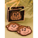 Mischievous Monkey Coasters