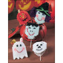 Pattern Leaflet, Friendly Ghouls Lollipop Covers by DRG