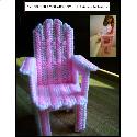 Pattern Leaflet, Pink and White Doll Chair by Teri's Crafts