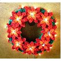 Lighted Christmas Wreath